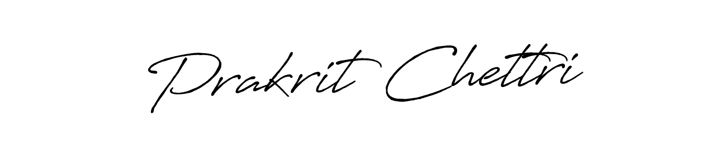 Also we have Prakrit Chettri name is the best signature style. Create professional handwritten signature collection using Antro_Vectra_Bolder autograph style. Prakrit Chettri signature style 7 images and pictures png
