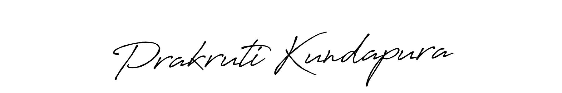 Use a signature maker to create a handwritten signature online. With this signature software, you can design (Antro_Vectra_Bolder) your own signature for name Prakruti Kundapura. Prakruti Kundapura signature style 7 images and pictures png