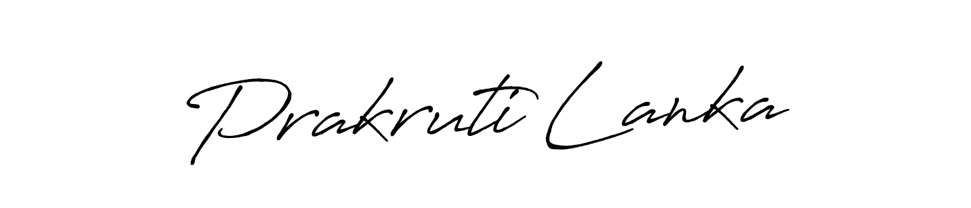 Similarly Antro_Vectra_Bolder is the best handwritten signature design. Signature creator online .You can use it as an online autograph creator for name Prakruti Lanka. Prakruti Lanka signature style 7 images and pictures png