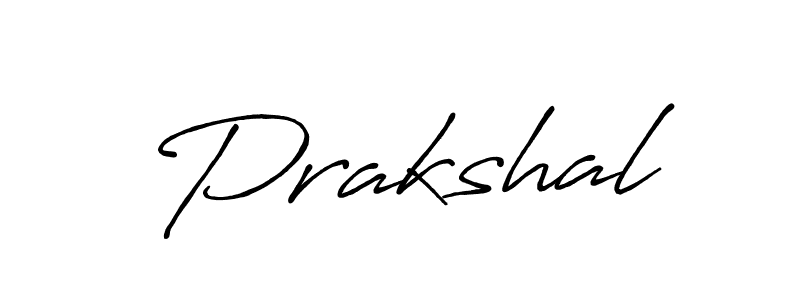Design your own signature with our free online signature maker. With this signature software, you can create a handwritten (Antro_Vectra_Bolder) signature for name Prakshal. Prakshal signature style 7 images and pictures png