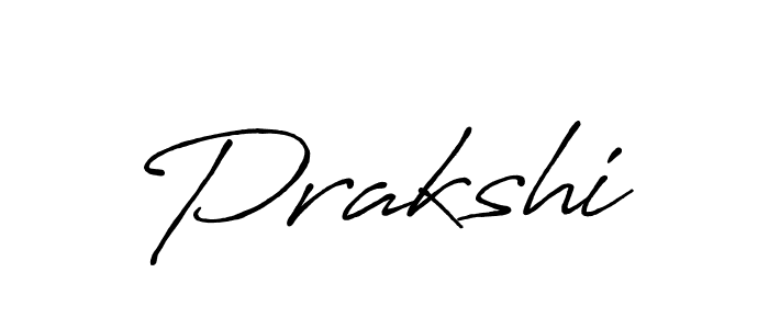 How to make Prakshi name signature. Use Antro_Vectra_Bolder style for creating short signs online. This is the latest handwritten sign. Prakshi signature style 7 images and pictures png