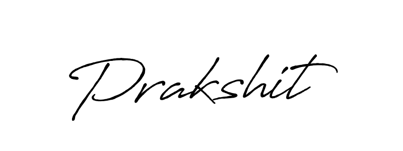 Design your own signature with our free online signature maker. With this signature software, you can create a handwritten (Antro_Vectra_Bolder) signature for name Prakshit. Prakshit signature style 7 images and pictures png