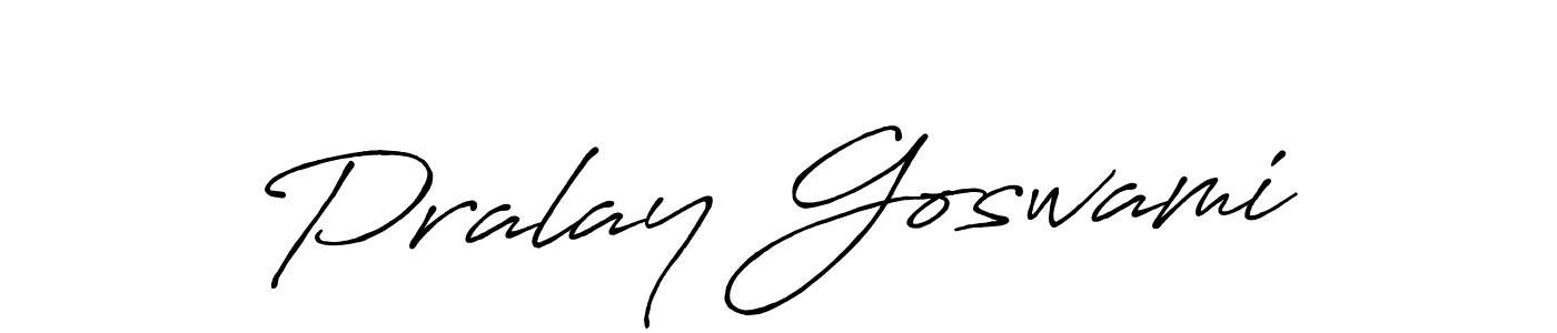 Once you've used our free online signature maker to create your best signature Antro_Vectra_Bolder style, it's time to enjoy all of the benefits that Pralay Goswami name signing documents. Pralay Goswami signature style 7 images and pictures png