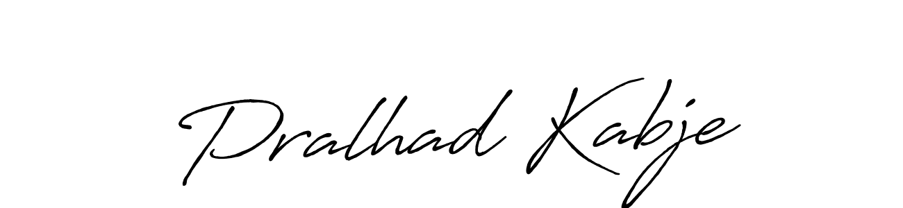 It looks lik you need a new signature style for name Pralhad Kabje. Design unique handwritten (Antro_Vectra_Bolder) signature with our free signature maker in just a few clicks. Pralhad Kabje signature style 7 images and pictures png