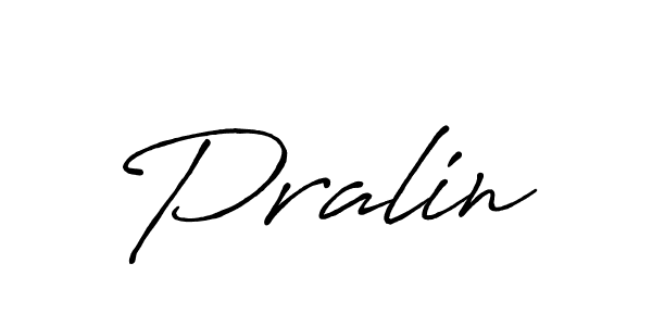 You should practise on your own different ways (Antro_Vectra_Bolder) to write your name (Pralin) in signature. don't let someone else do it for you. Pralin signature style 7 images and pictures png