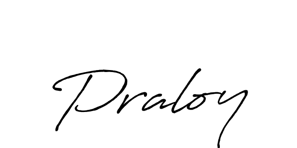 Also we have Praloy name is the best signature style. Create professional handwritten signature collection using Antro_Vectra_Bolder autograph style. Praloy signature style 7 images and pictures png