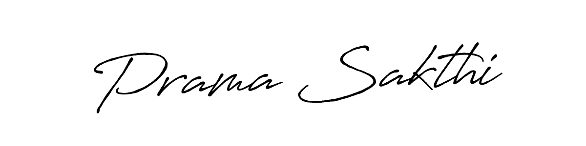 Prama Sakthi stylish signature style. Best Handwritten Sign (Antro_Vectra_Bolder) for my name. Handwritten Signature Collection Ideas for my name Prama Sakthi. Prama Sakthi signature style 7 images and pictures png