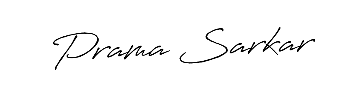 Antro_Vectra_Bolder is a professional signature style that is perfect for those who want to add a touch of class to their signature. It is also a great choice for those who want to make their signature more unique. Get Prama Sarkar name to fancy signature for free. Prama Sarkar signature style 7 images and pictures png