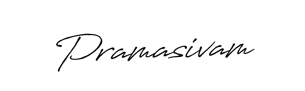 if you are searching for the best signature style for your name Pramasivam. so please give up your signature search. here we have designed multiple signature styles  using Antro_Vectra_Bolder. Pramasivam signature style 7 images and pictures png