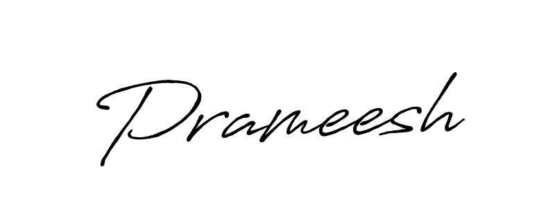 Create a beautiful signature design for name Prameesh. With this signature (Antro_Vectra_Bolder) fonts, you can make a handwritten signature for free. Prameesh signature style 7 images and pictures png