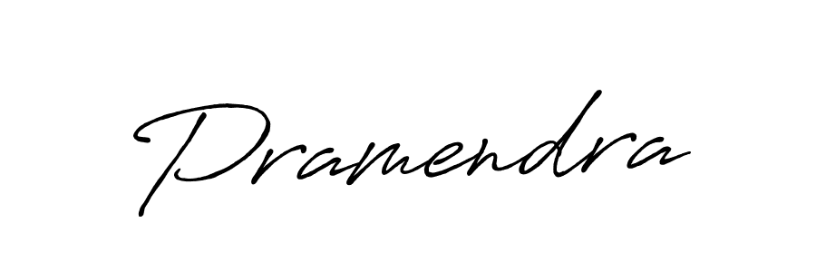 Create a beautiful signature design for name Pramendra. With this signature (Antro_Vectra_Bolder) fonts, you can make a handwritten signature for free. Pramendra signature style 7 images and pictures png