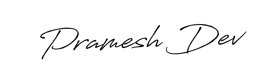 Also You can easily find your signature by using the search form. We will create Pramesh Dev name handwritten signature images for you free of cost using Antro_Vectra_Bolder sign style. Pramesh Dev signature style 7 images and pictures png