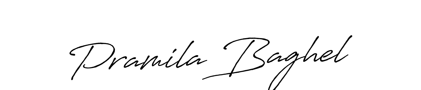 It looks lik you need a new signature style for name Pramila Baghel. Design unique handwritten (Antro_Vectra_Bolder) signature with our free signature maker in just a few clicks. Pramila Baghel signature style 7 images and pictures png