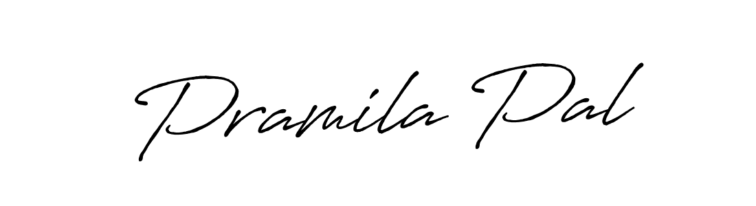 Design your own signature with our free online signature maker. With this signature software, you can create a handwritten (Antro_Vectra_Bolder) signature for name Pramila Pal. Pramila Pal signature style 7 images and pictures png