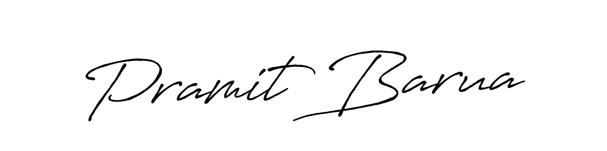 Pramit Barua stylish signature style. Best Handwritten Sign (Antro_Vectra_Bolder) for my name. Handwritten Signature Collection Ideas for my name Pramit Barua. Pramit Barua signature style 7 images and pictures png