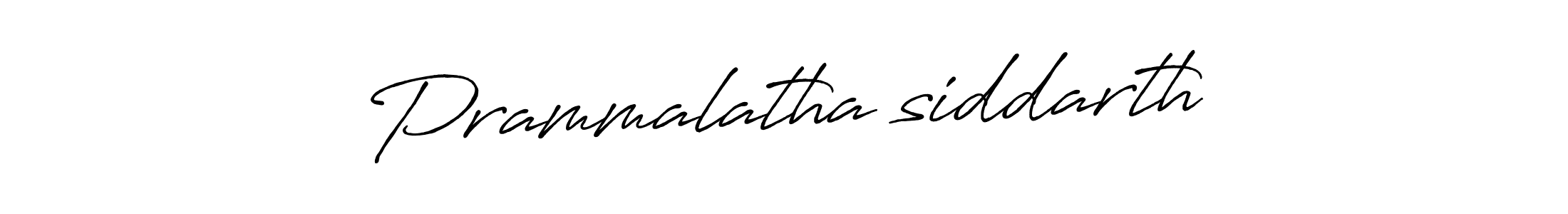 How to make Prammalatha❤siddarth name signature. Use Antro_Vectra_Bolder style for creating short signs online. This is the latest handwritten sign. Prammalatha❤siddarth signature style 7 images and pictures png