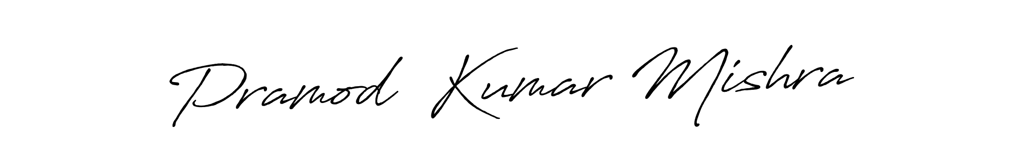 Also You can easily find your signature by using the search form. We will create Pramod  Kumar Mishra name handwritten signature images for you free of cost using Antro_Vectra_Bolder sign style. Pramod  Kumar Mishra signature style 7 images and pictures png