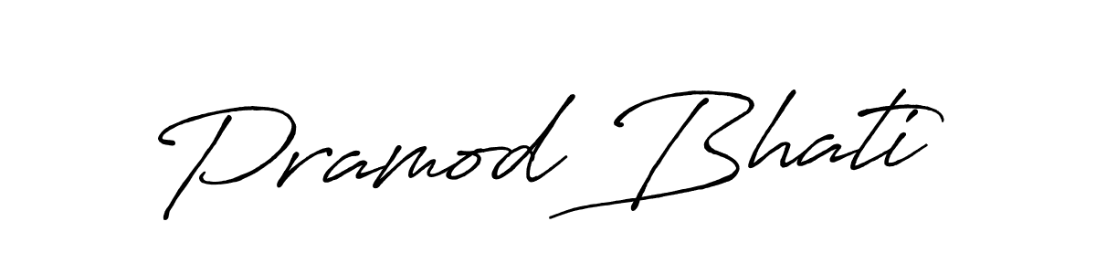 Also You can easily find your signature by using the search form. We will create Pramod Bhati name handwritten signature images for you free of cost using Antro_Vectra_Bolder sign style. Pramod Bhati signature style 7 images and pictures png