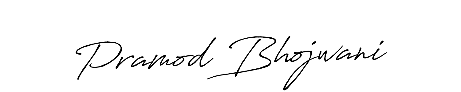 Similarly Antro_Vectra_Bolder is the best handwritten signature design. Signature creator online .You can use it as an online autograph creator for name Pramod Bhojwani. Pramod Bhojwani signature style 7 images and pictures png