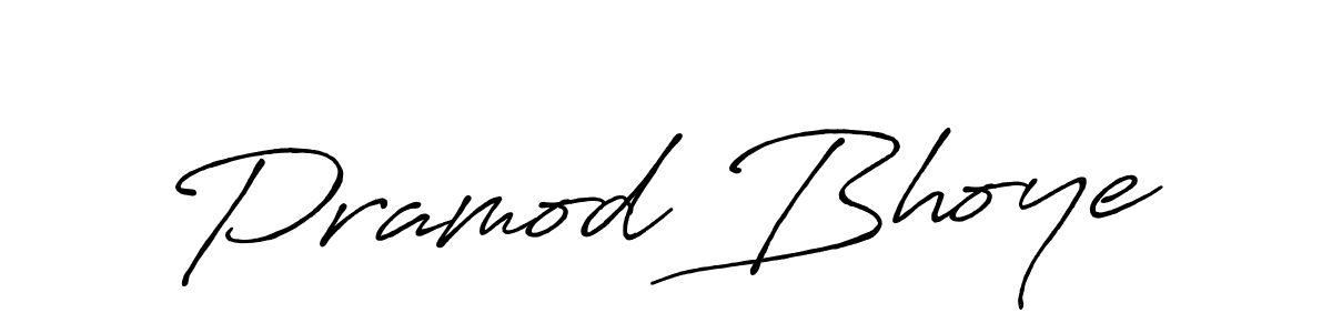 Similarly Antro_Vectra_Bolder is the best handwritten signature design. Signature creator online .You can use it as an online autograph creator for name Pramod Bhoye. Pramod Bhoye signature style 7 images and pictures png