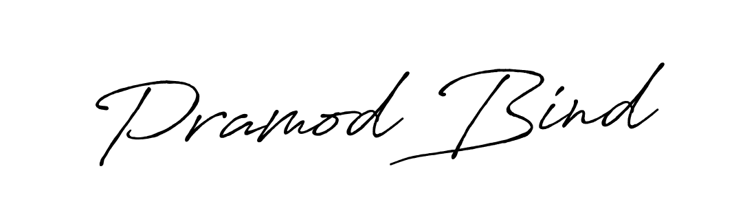 Make a beautiful signature design for name Pramod Bind. Use this online signature maker to create a handwritten signature for free. Pramod Bind signature style 7 images and pictures png