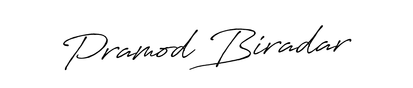 It looks lik you need a new signature style for name Pramod Biradar. Design unique handwritten (Antro_Vectra_Bolder) signature with our free signature maker in just a few clicks. Pramod Biradar signature style 7 images and pictures png