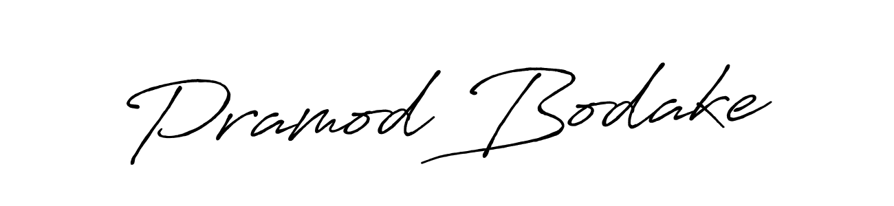 Make a short Pramod Bodake signature style. Manage your documents anywhere anytime using Antro_Vectra_Bolder. Create and add eSignatures, submit forms, share and send files easily. Pramod Bodake signature style 7 images and pictures png