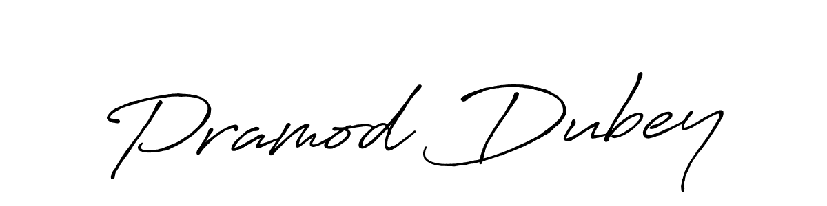 Similarly Antro_Vectra_Bolder is the best handwritten signature design. Signature creator online .You can use it as an online autograph creator for name Pramod Dubey. Pramod Dubey signature style 7 images and pictures png