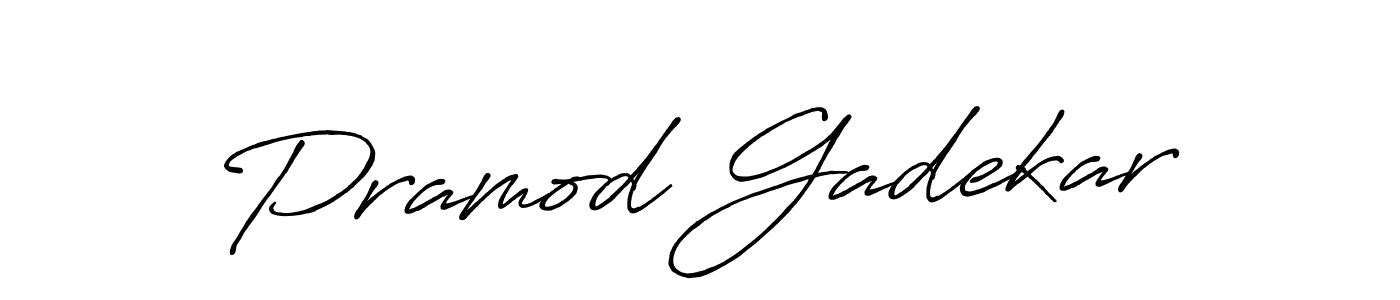 Similarly Antro_Vectra_Bolder is the best handwritten signature design. Signature creator online .You can use it as an online autograph creator for name Pramod Gadekar. Pramod Gadekar signature style 7 images and pictures png