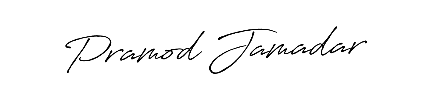 Antro_Vectra_Bolder is a professional signature style that is perfect for those who want to add a touch of class to their signature. It is also a great choice for those who want to make their signature more unique. Get Pramod Jamadar name to fancy signature for free. Pramod Jamadar signature style 7 images and pictures png