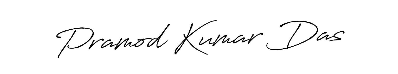 Use a signature maker to create a handwritten signature online. With this signature software, you can design (Antro_Vectra_Bolder) your own signature for name Pramod Kumar Das. Pramod Kumar Das signature style 7 images and pictures png