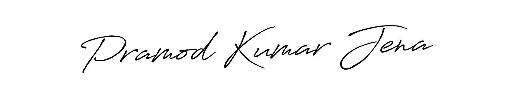 Make a beautiful signature design for name Pramod Kumar Jena. With this signature (Antro_Vectra_Bolder) style, you can create a handwritten signature for free. Pramod Kumar Jena signature style 7 images and pictures png