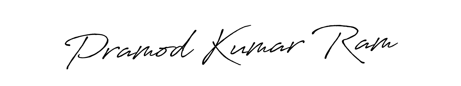 You should practise on your own different ways (Antro_Vectra_Bolder) to write your name (Pramod Kumar Ram) in signature. don't let someone else do it for you. Pramod Kumar Ram signature style 7 images and pictures png