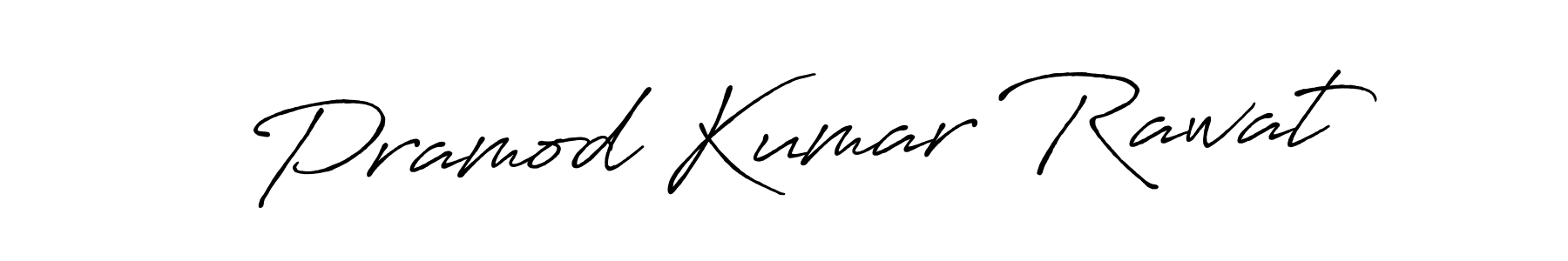 Use a signature maker to create a handwritten signature online. With this signature software, you can design (Antro_Vectra_Bolder) your own signature for name Pramod Kumar Rawat. Pramod Kumar Rawat signature style 7 images and pictures png