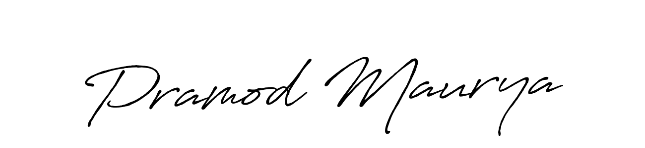 Pramod Maurya stylish signature style. Best Handwritten Sign (Antro_Vectra_Bolder) for my name. Handwritten Signature Collection Ideas for my name Pramod Maurya. Pramod Maurya signature style 7 images and pictures png