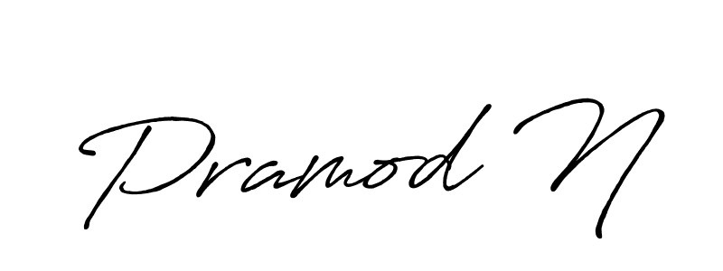 Once you've used our free online signature maker to create your best signature Antro_Vectra_Bolder style, it's time to enjoy all of the benefits that Pramod N name signing documents. Pramod N signature style 7 images and pictures png