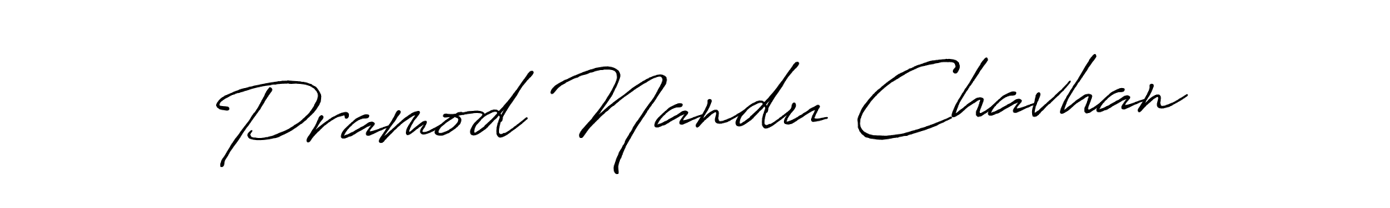 It looks lik you need a new signature style for name Pramod Nandu Chavhan. Design unique handwritten (Antro_Vectra_Bolder) signature with our free signature maker in just a few clicks. Pramod Nandu Chavhan signature style 7 images and pictures png