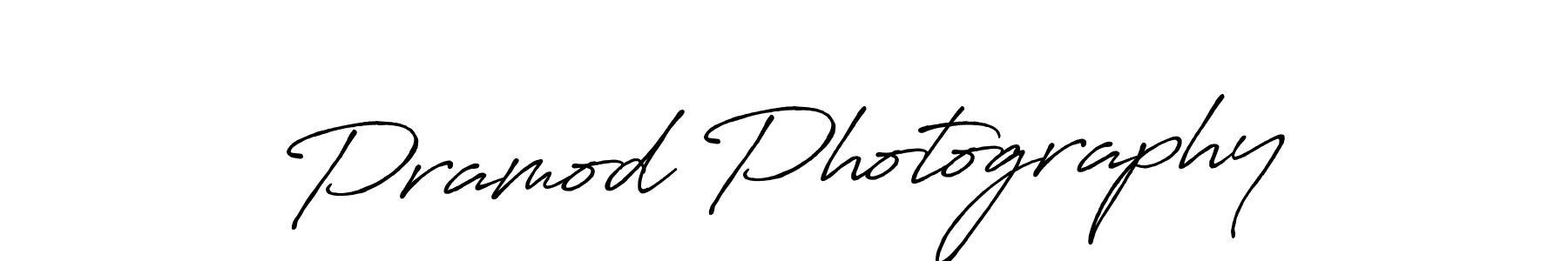 Make a beautiful signature design for name Pramod Photography. With this signature (Antro_Vectra_Bolder) style, you can create a handwritten signature for free. Pramod Photography signature style 7 images and pictures png