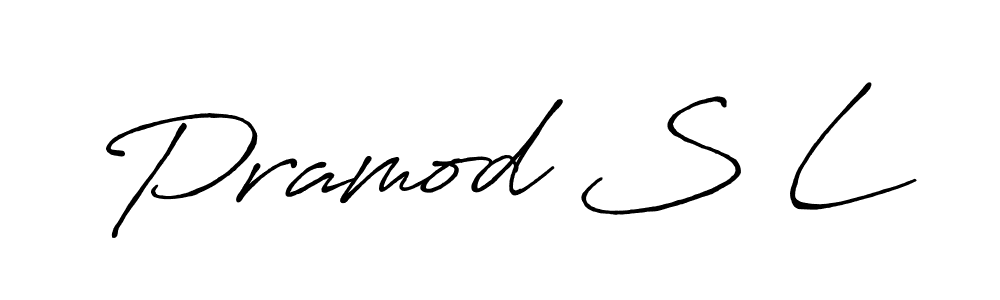 You should practise on your own different ways (Antro_Vectra_Bolder) to write your name (Pramod S L) in signature. don't let someone else do it for you. Pramod S L signature style 7 images and pictures png