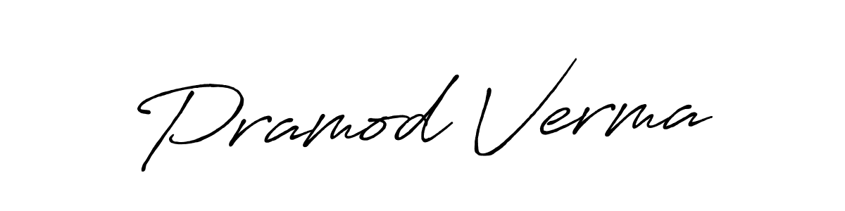 Once you've used our free online signature maker to create your best signature Antro_Vectra_Bolder style, it's time to enjoy all of the benefits that Pramod Verma name signing documents. Pramod Verma signature style 7 images and pictures png