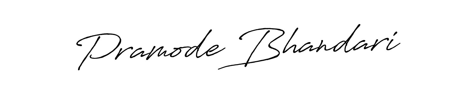 Make a beautiful signature design for name Pramode Bhandari. Use this online signature maker to create a handwritten signature for free. Pramode Bhandari signature style 7 images and pictures png