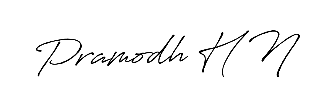 Also You can easily find your signature by using the search form. We will create Pramodh H N name handwritten signature images for you free of cost using Antro_Vectra_Bolder sign style. Pramodh H N signature style 7 images and pictures png