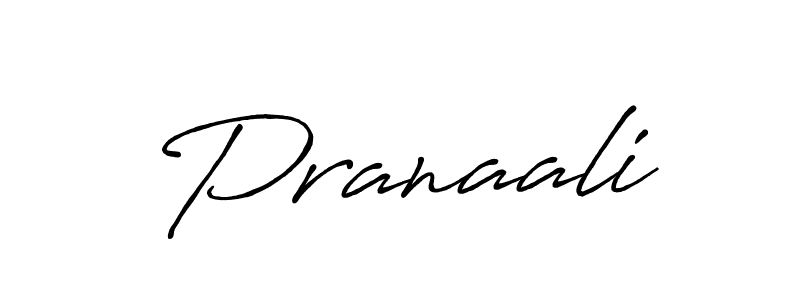 How to make Pranaali signature? Antro_Vectra_Bolder is a professional autograph style. Create handwritten signature for Pranaali name. Pranaali signature style 7 images and pictures png