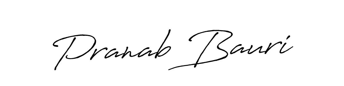 Make a beautiful signature design for name Pranab Bauri. With this signature (Antro_Vectra_Bolder) style, you can create a handwritten signature for free. Pranab Bauri signature style 7 images and pictures png