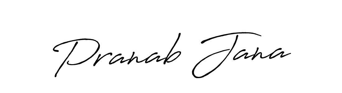 Pranab Jana stylish signature style. Best Handwritten Sign (Antro_Vectra_Bolder) for my name. Handwritten Signature Collection Ideas for my name Pranab Jana. Pranab Jana signature style 7 images and pictures png