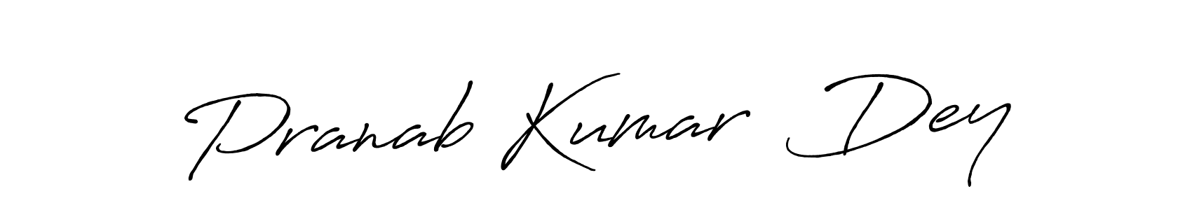 How to make Pranab Kumar  Dey name signature. Use Antro_Vectra_Bolder style for creating short signs online. This is the latest handwritten sign. Pranab Kumar  Dey signature style 7 images and pictures png