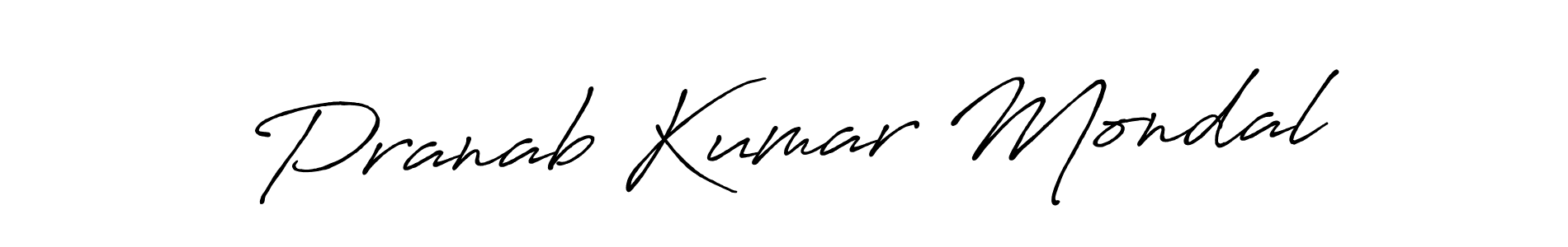 Design your own signature with our free online signature maker. With this signature software, you can create a handwritten (Antro_Vectra_Bolder) signature for name Pranab Kumar Mondal. Pranab Kumar Mondal signature style 7 images and pictures png
