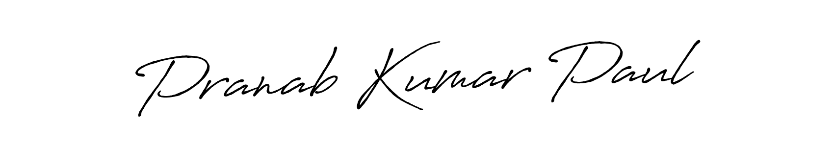 How to make Pranab Kumar Paul name signature. Use Antro_Vectra_Bolder style for creating short signs online. This is the latest handwritten sign. Pranab Kumar Paul signature style 7 images and pictures png