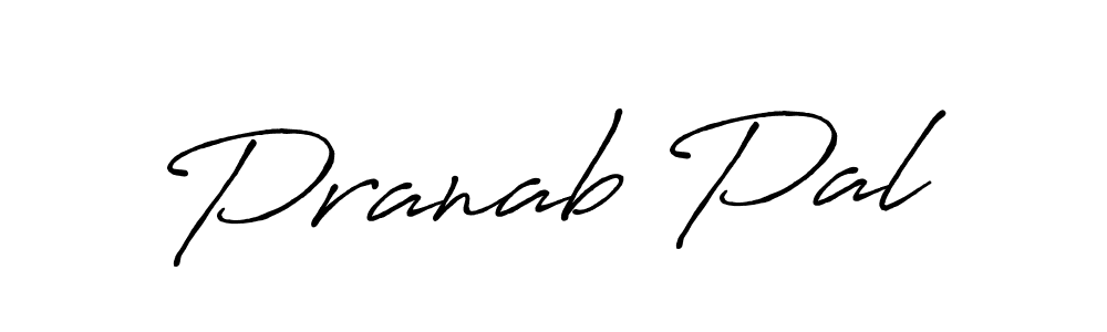 Create a beautiful signature design for name Pranab Pal. With this signature (Antro_Vectra_Bolder) fonts, you can make a handwritten signature for free. Pranab Pal signature style 7 images and pictures png