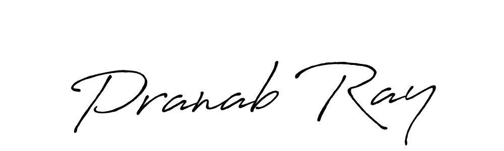 How to make Pranab Ray signature? Antro_Vectra_Bolder is a professional autograph style. Create handwritten signature for Pranab Ray name. Pranab Ray signature style 7 images and pictures png